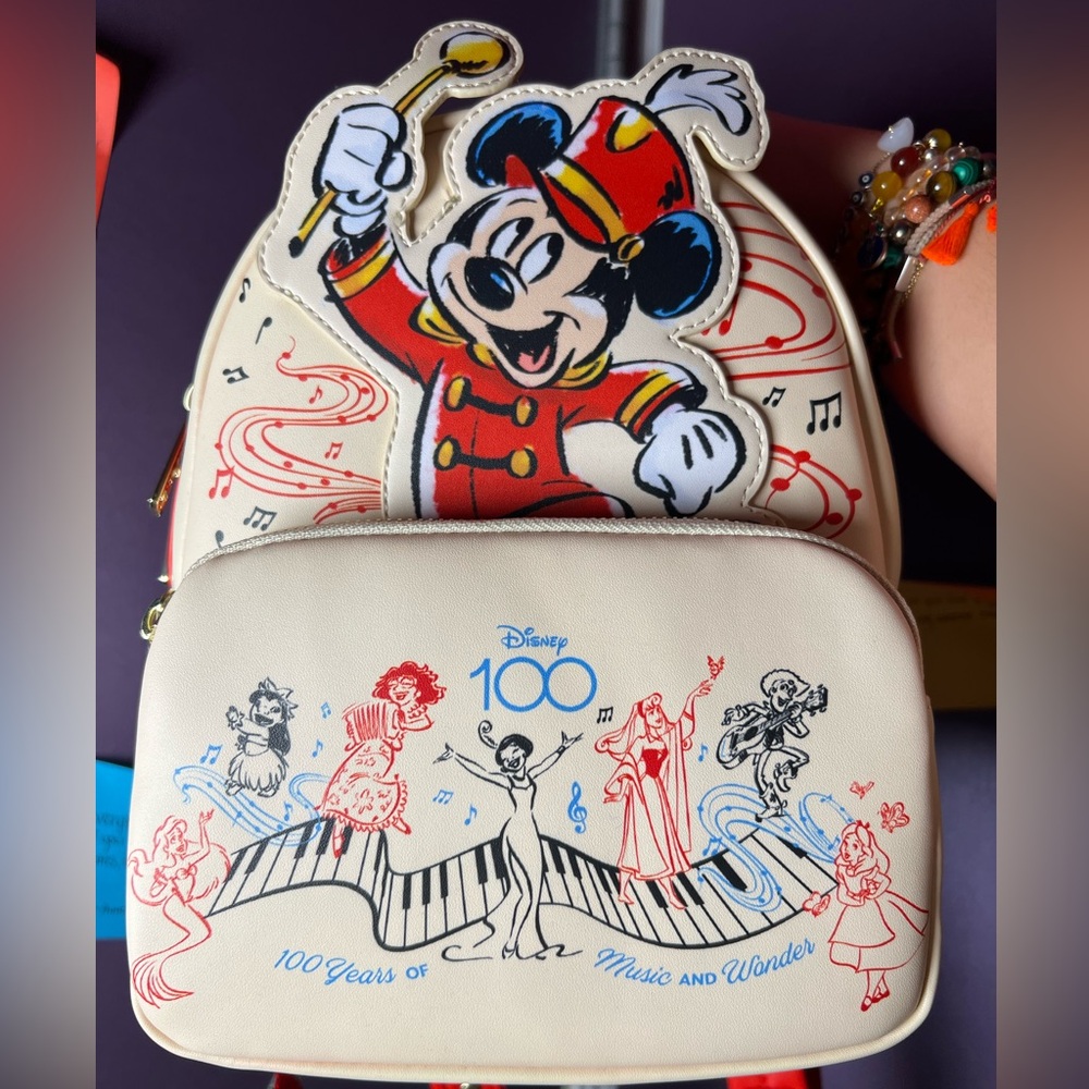 Collectible ‘100 Years of Magic & Wonders’ Disney Anniversary Loungefly Backpack